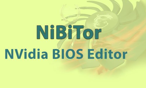 NiBiTor (NVidia BIOS Editor)